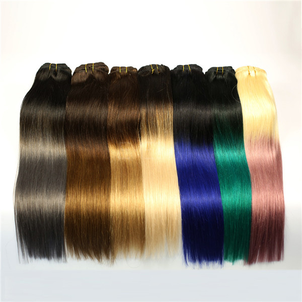 Human hair clip in extensions LJ003